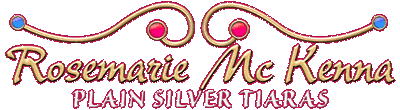 Rosemarie Mc Kenna Plain Silver Tiaras